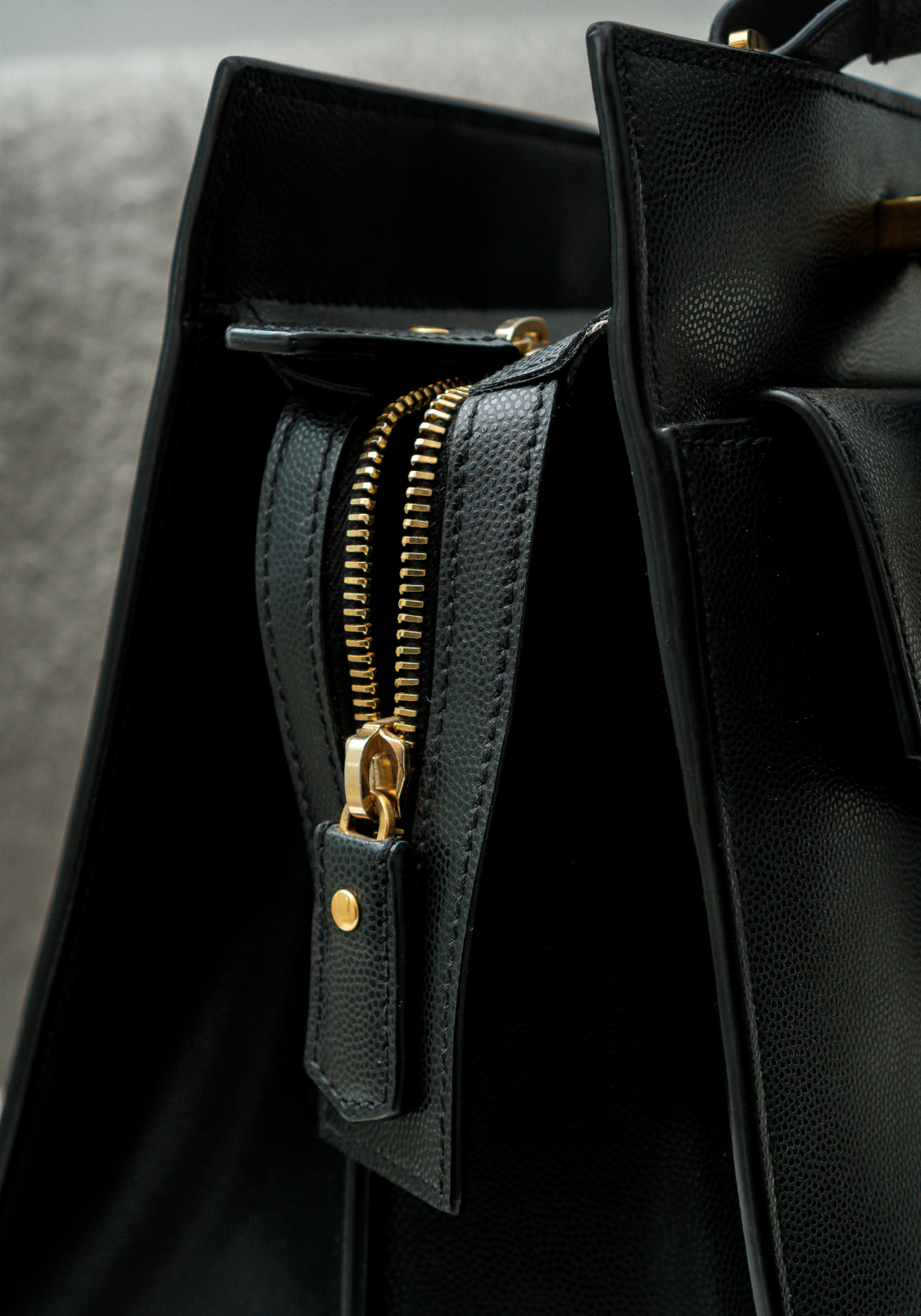 Uptown Leather Tote Bag