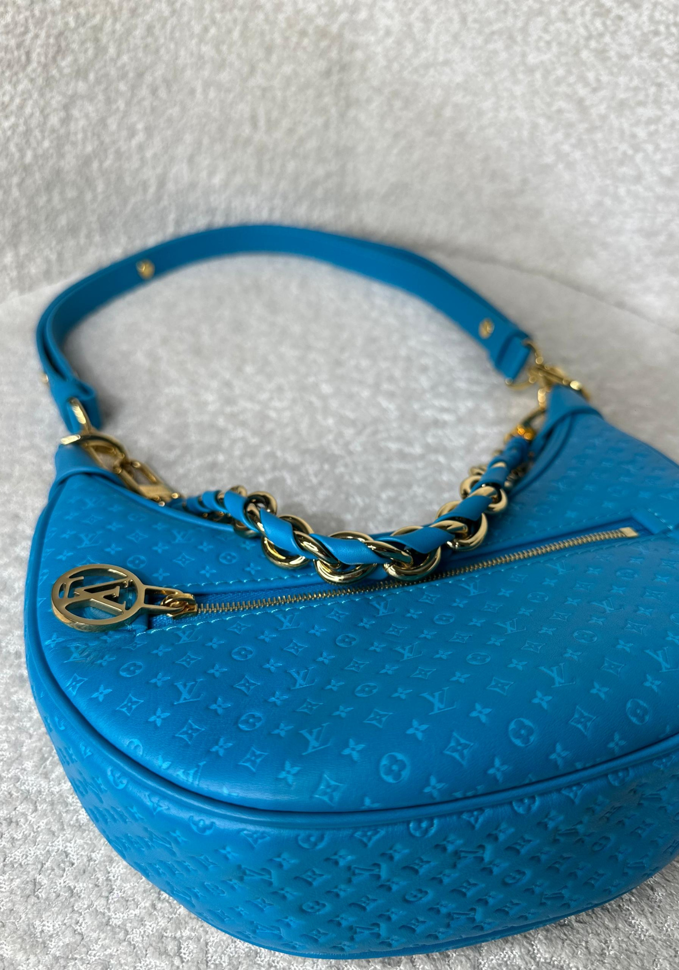 Nanogram Loop Blue Monogram