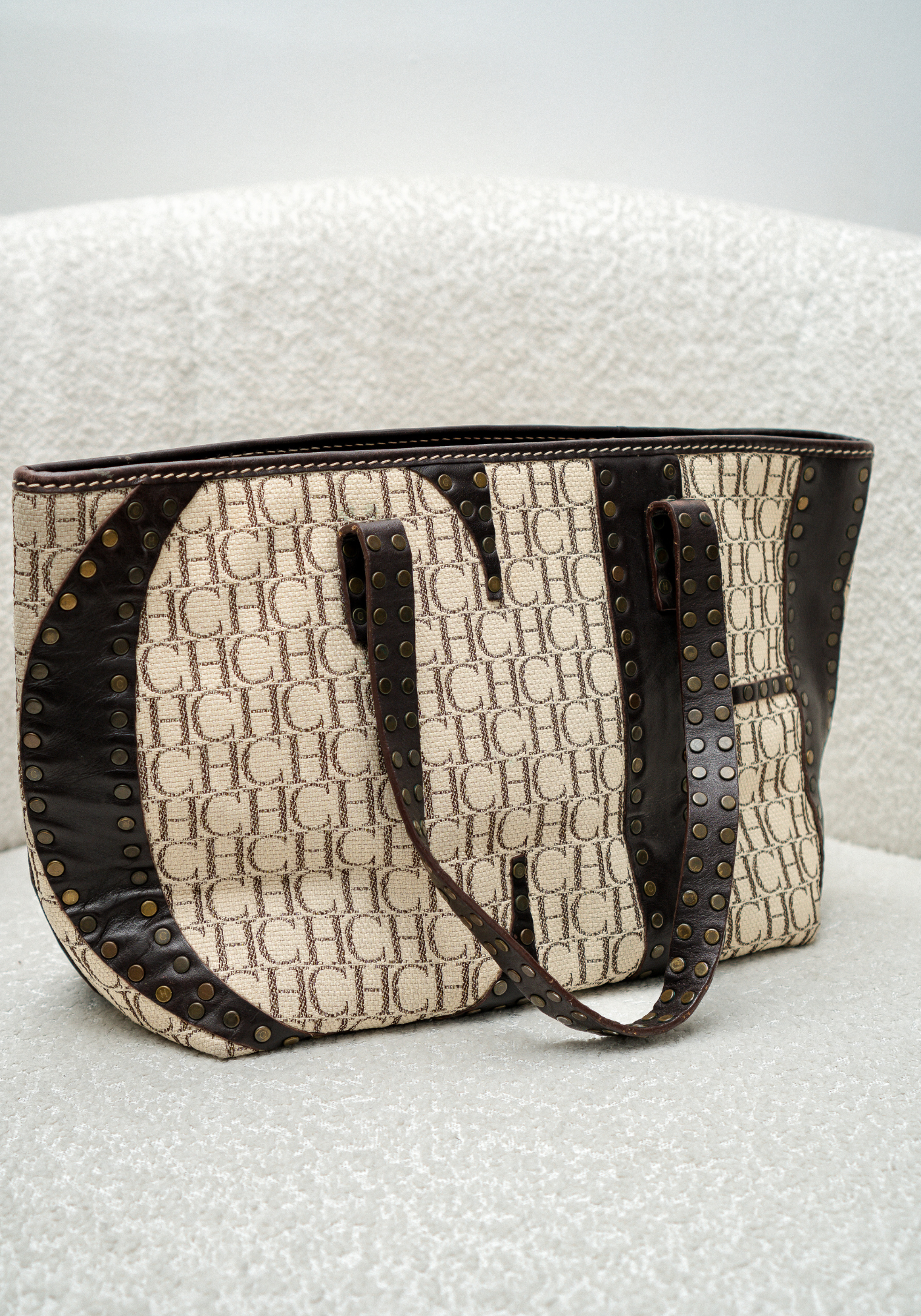 Monogram Canva Tote Bag