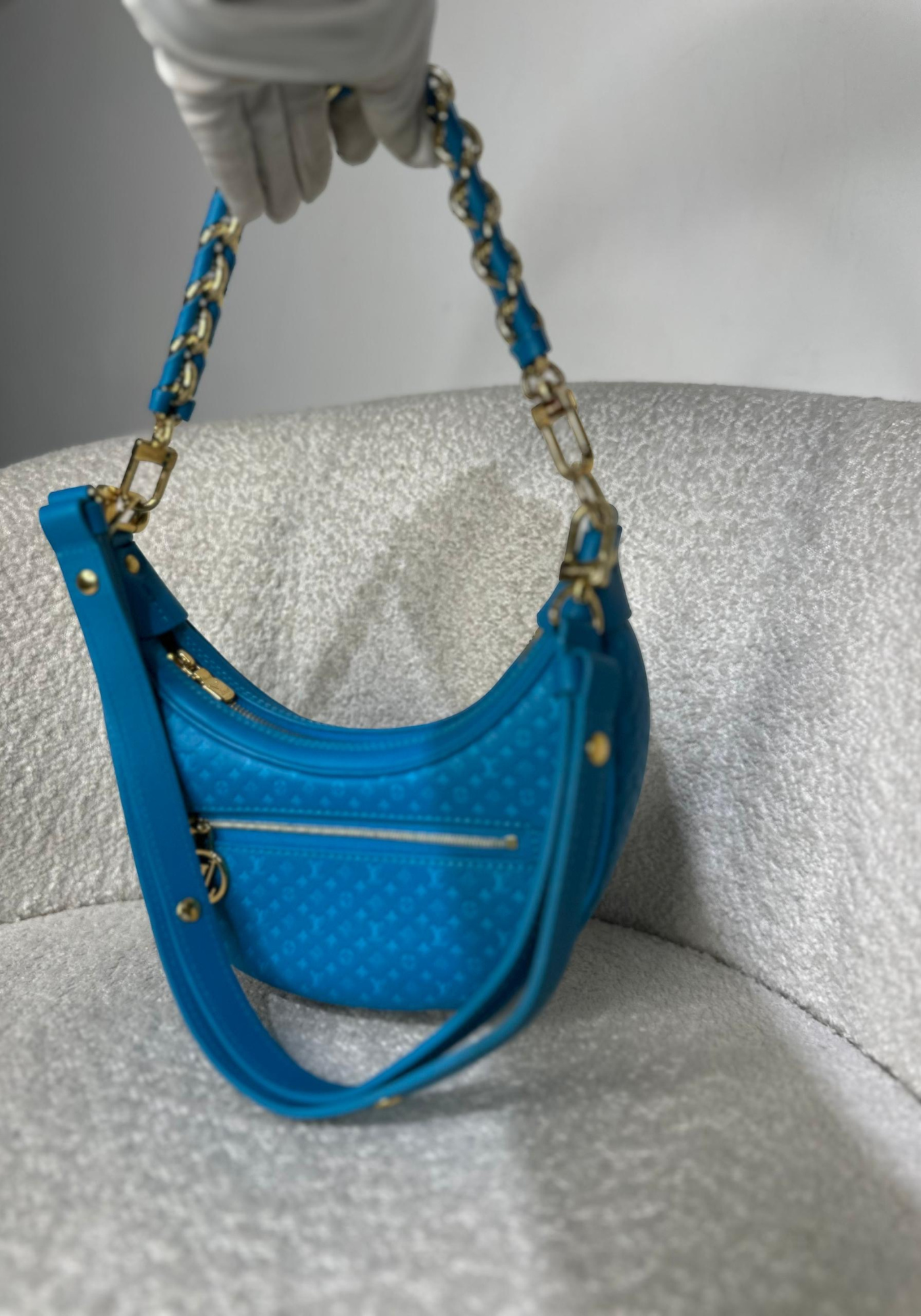 Nanogram Loop Blue Monogram
