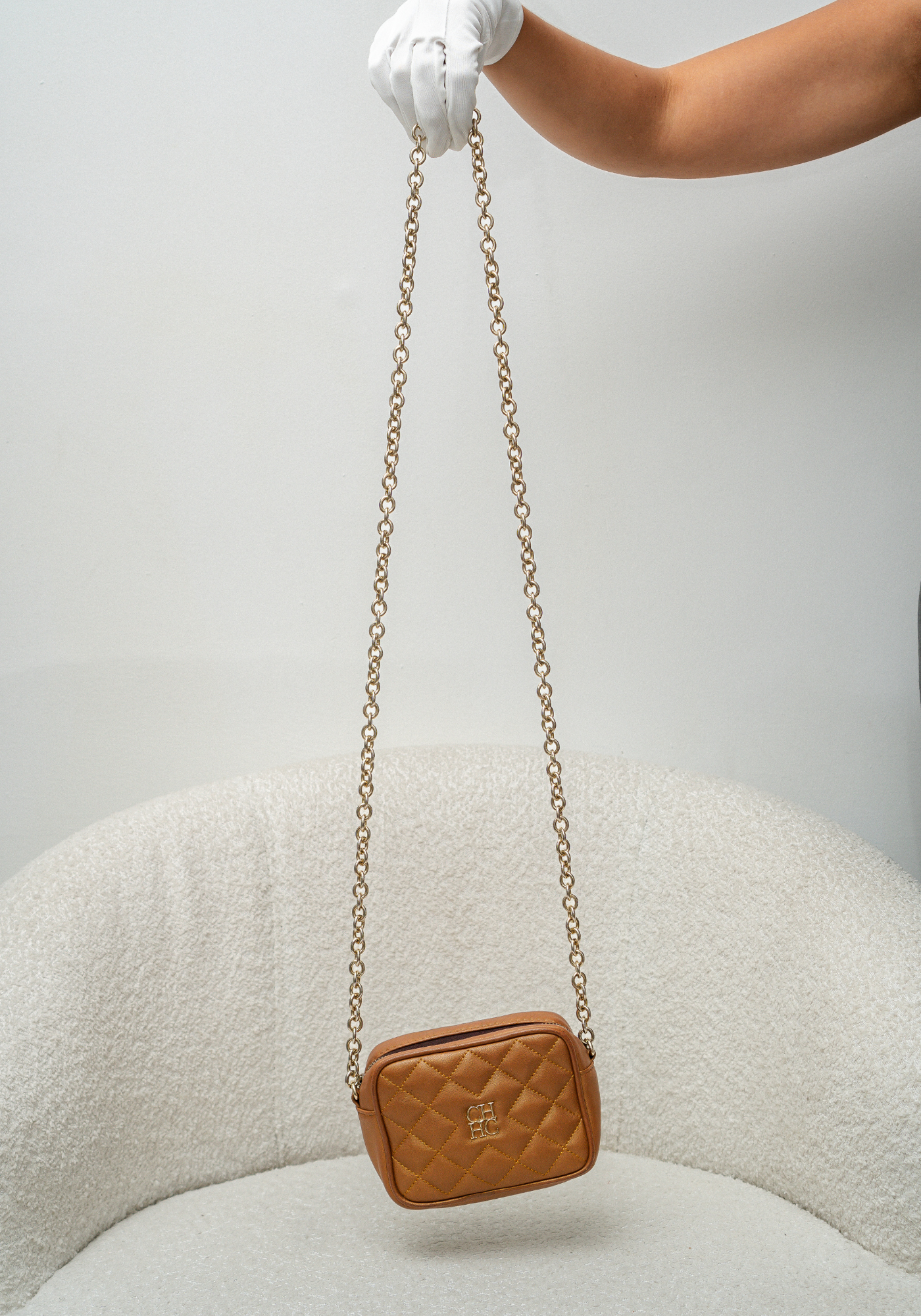Quilted Leather Chain