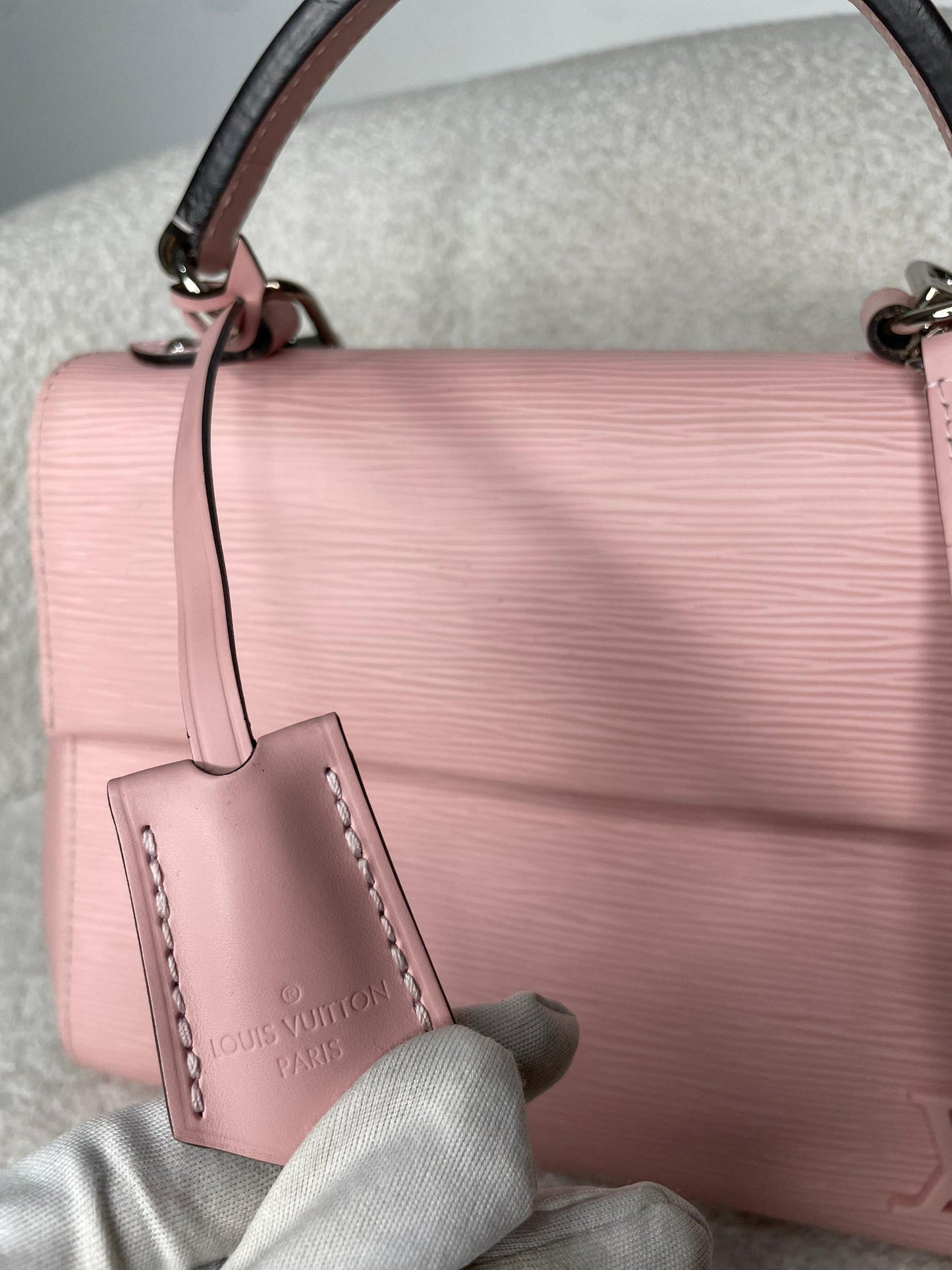 Cluny Epi Leather Handbag