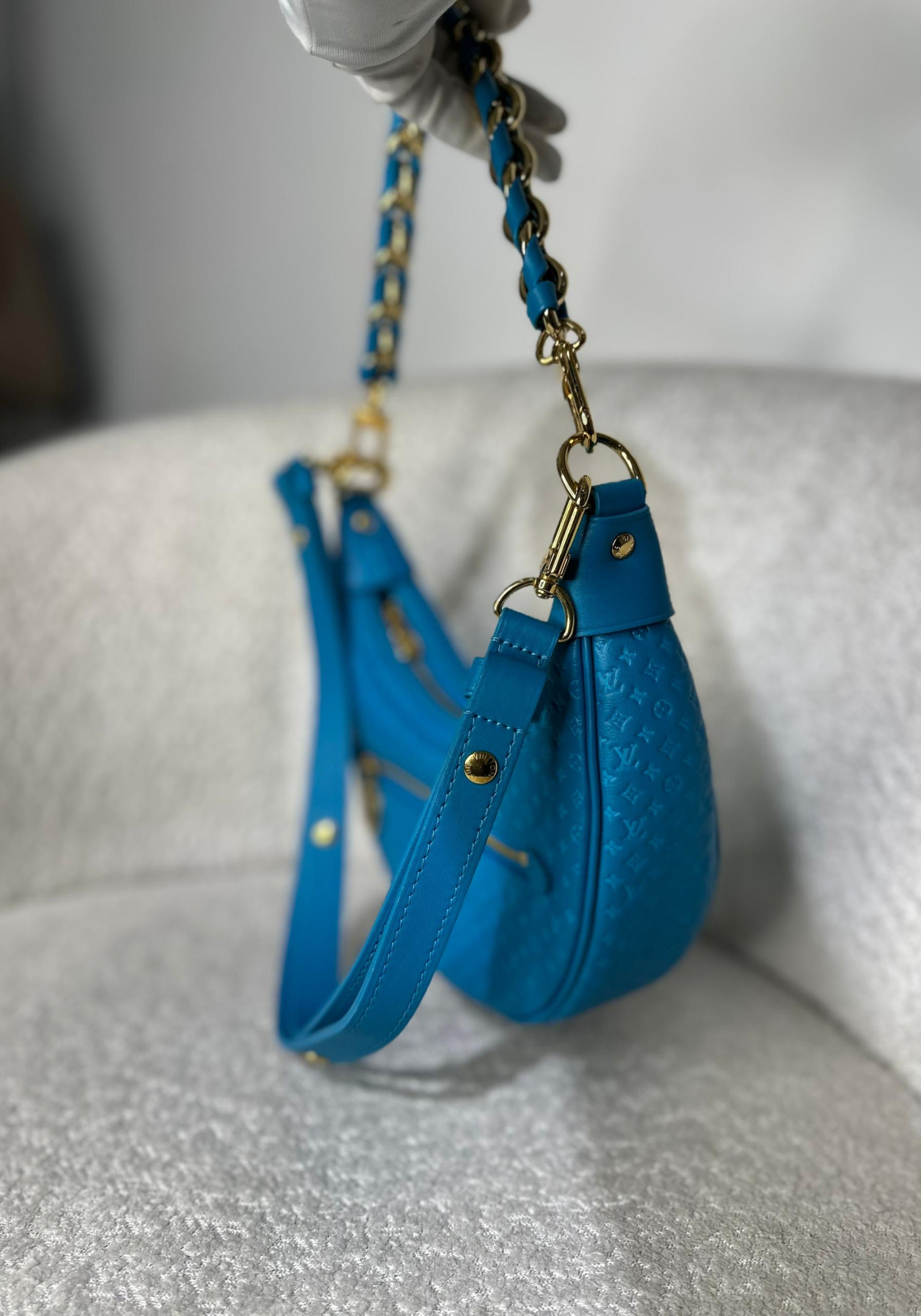Nanogram Loop Blue Monogram