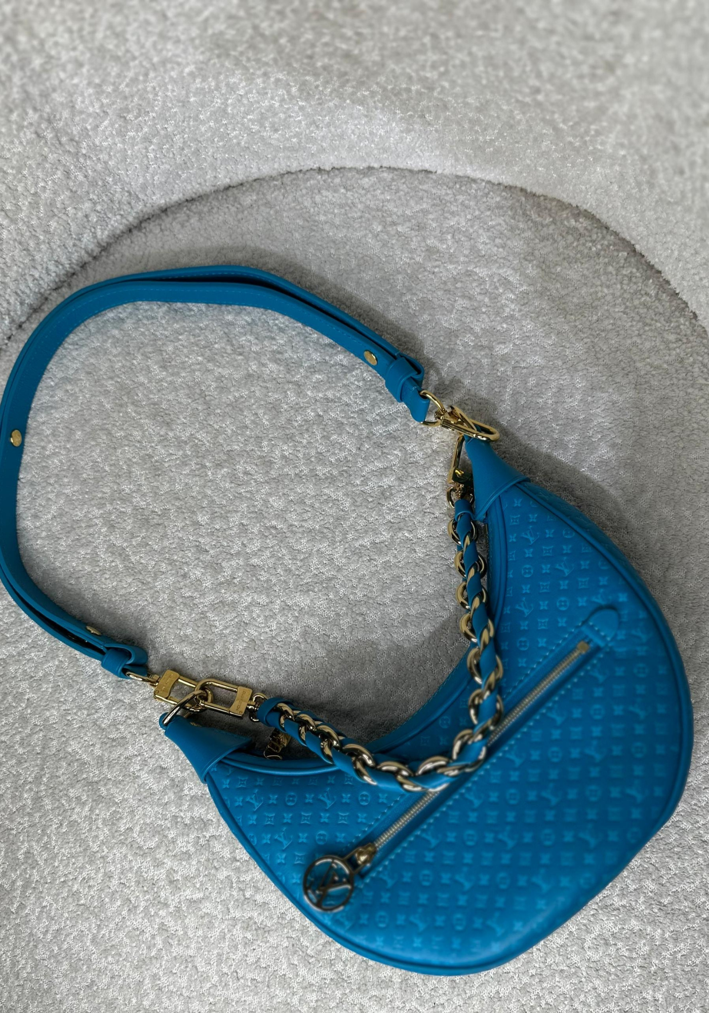 Nanogram Loop Blue Monogram