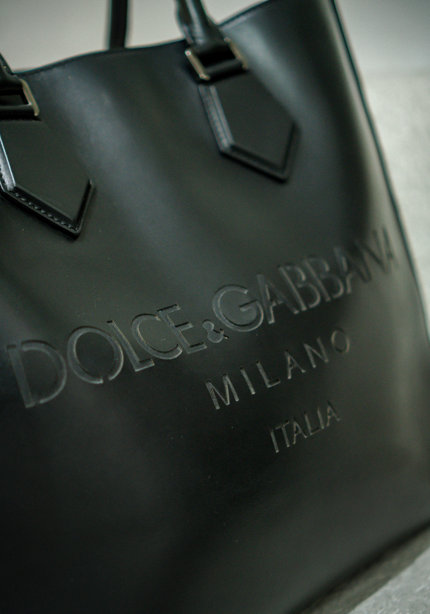 Edge Leather Tote Bag