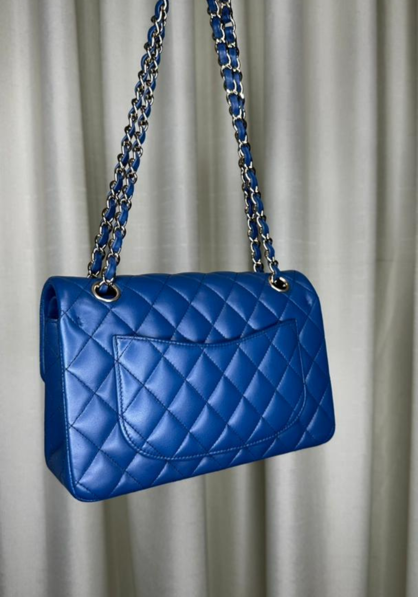 Classic Flap Lambskin Dark Blue Bag