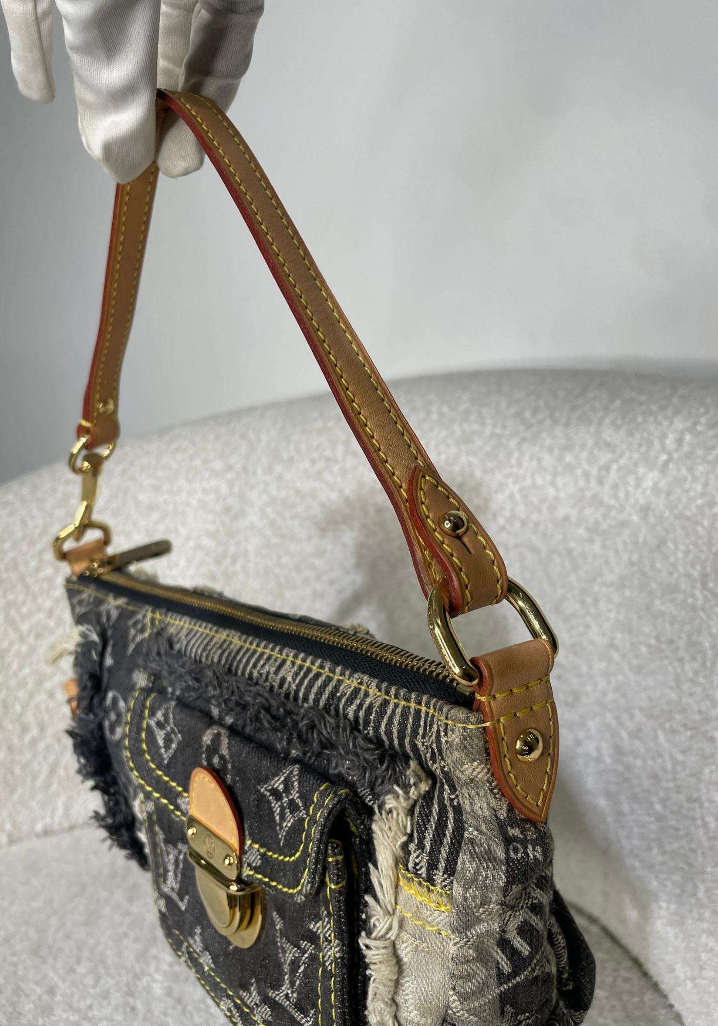 Monogram Denim Bag