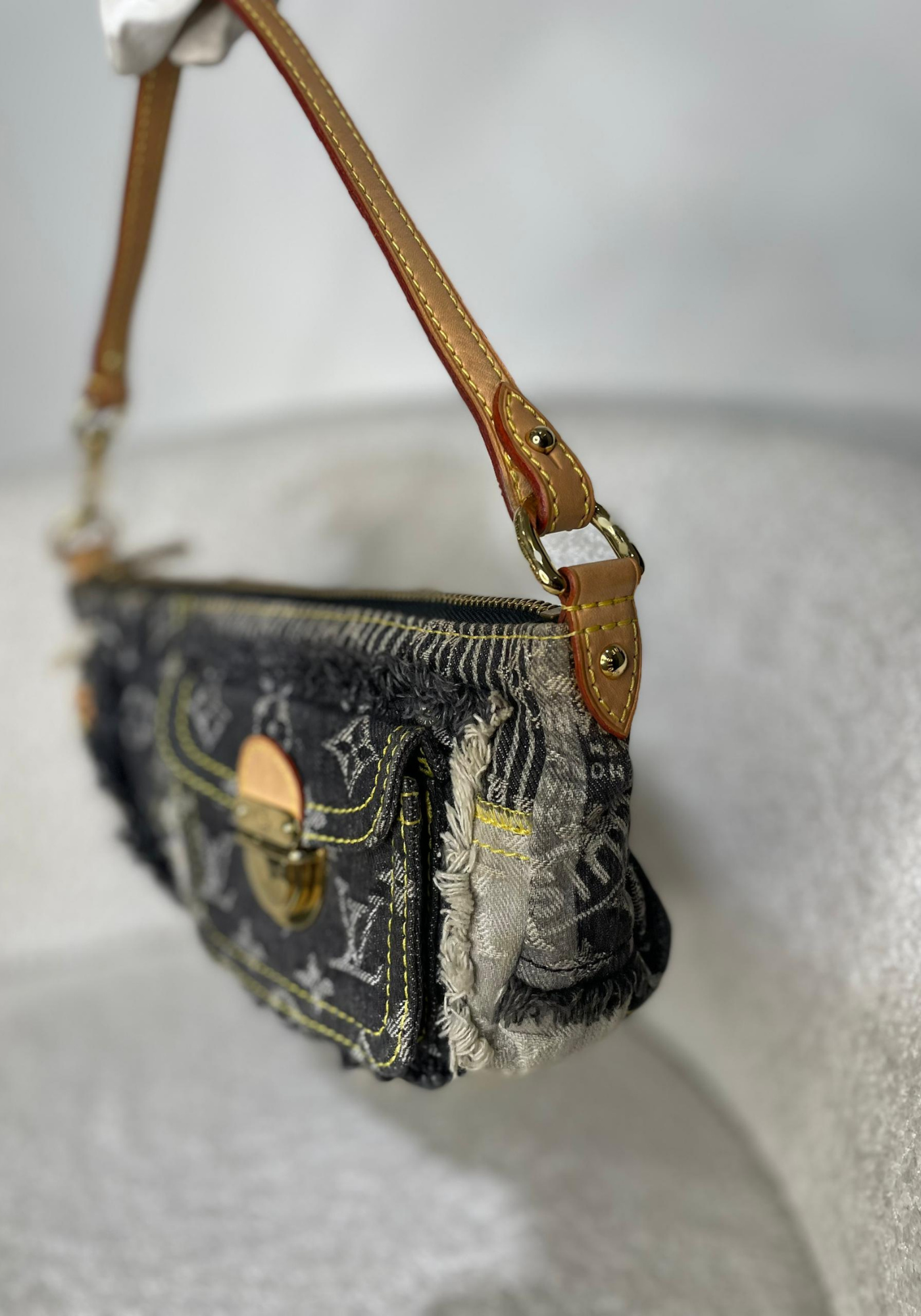 Monogram Denim Bag