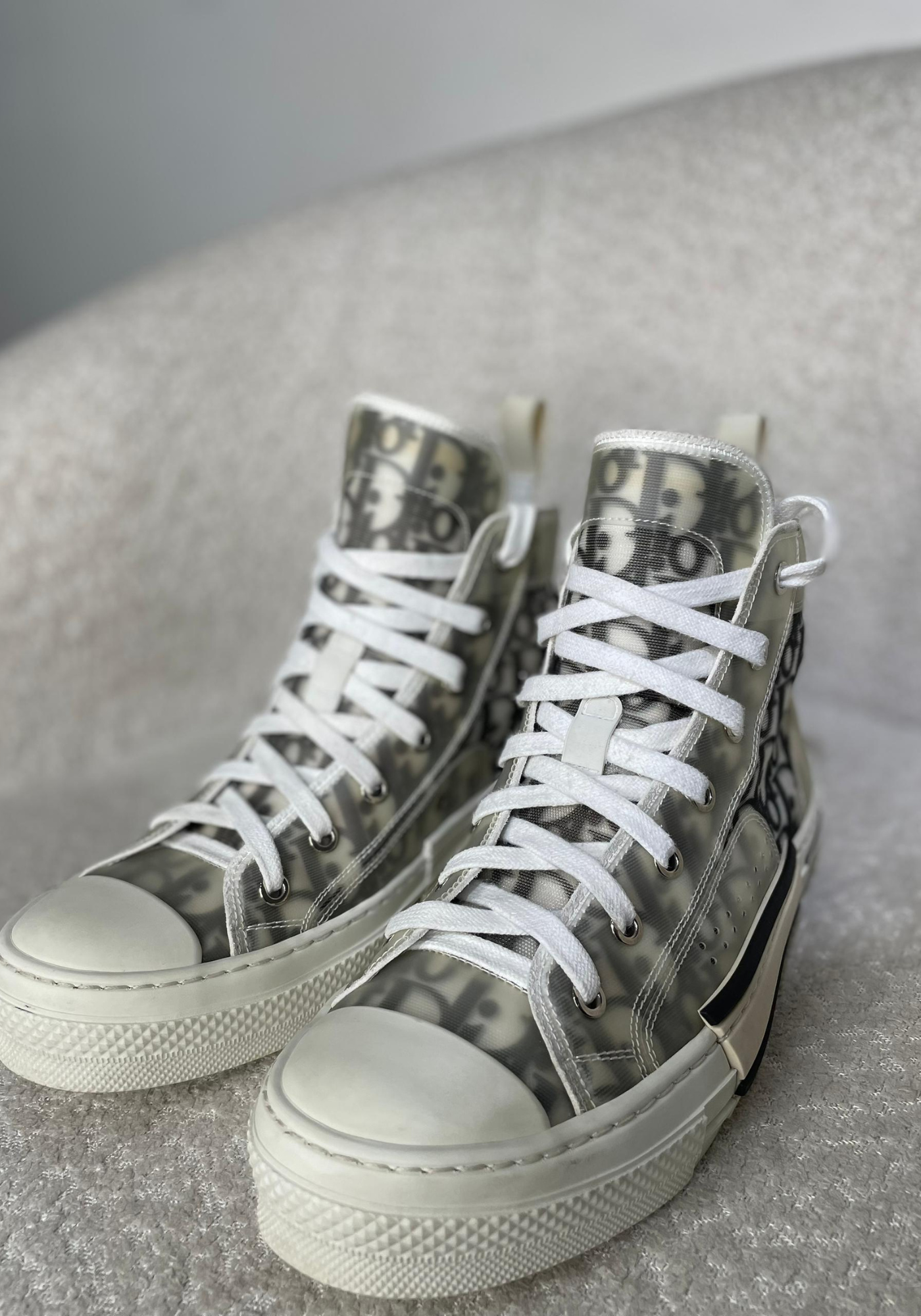 Oblique High Top Sneakers