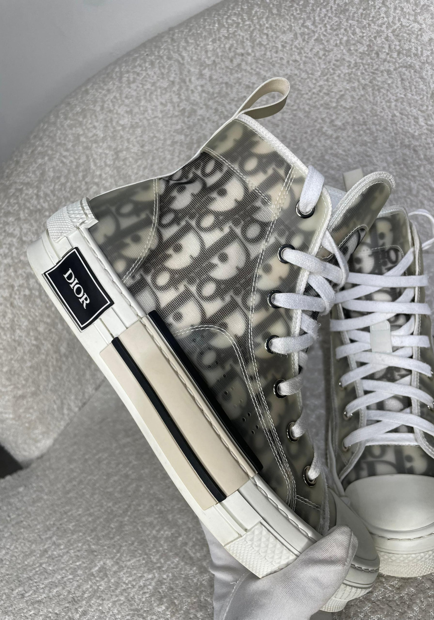 Oblique High Top Sneakers