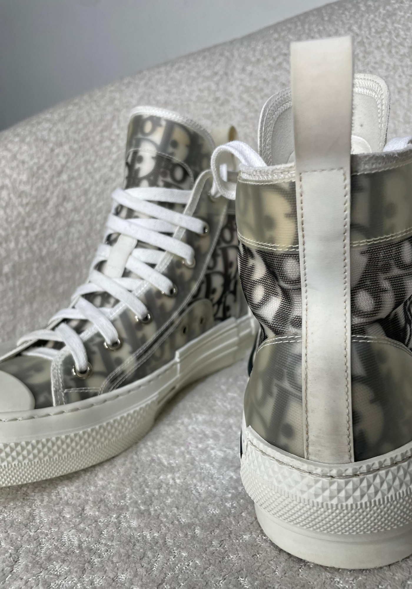 Oblique High Top Sneakers