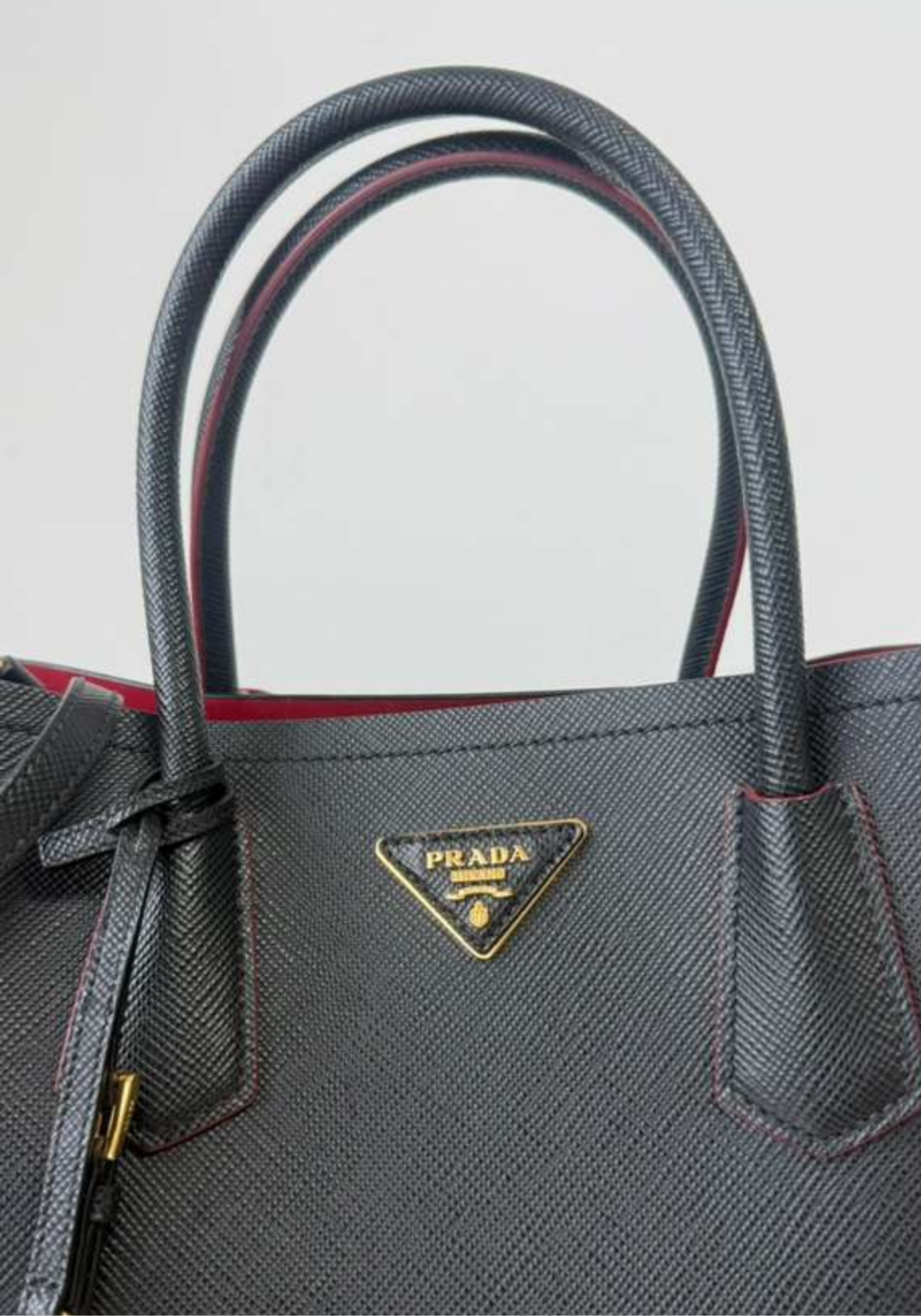 Saffiano Cuir Double Bag