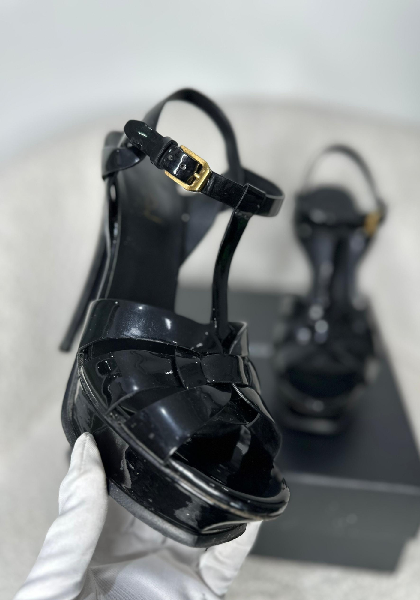 Tribute Platform Sandal Heels