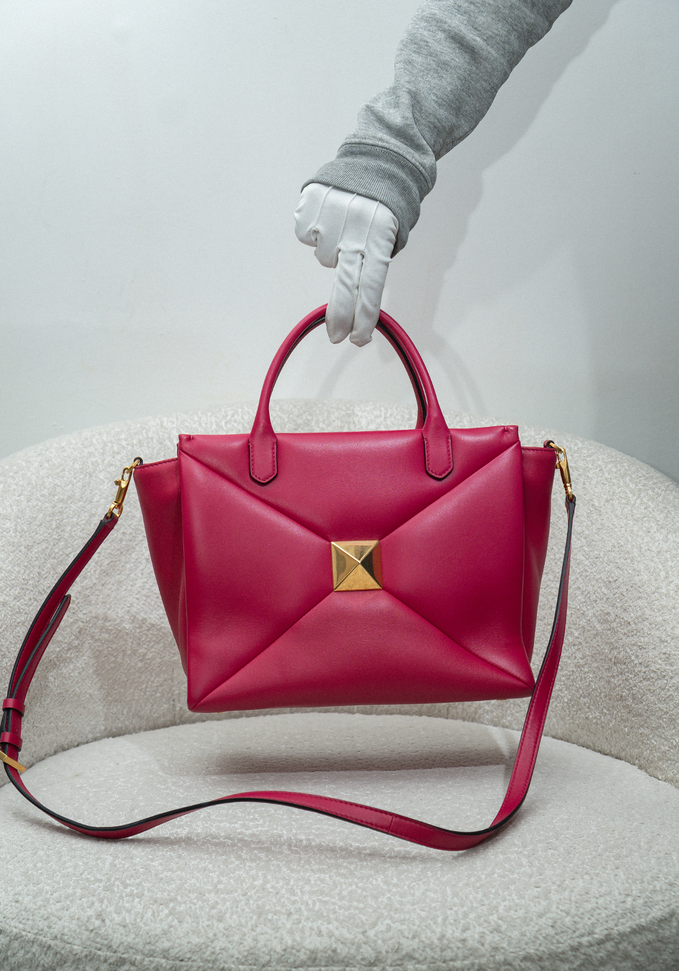 Cuero Nappa con un solo remache