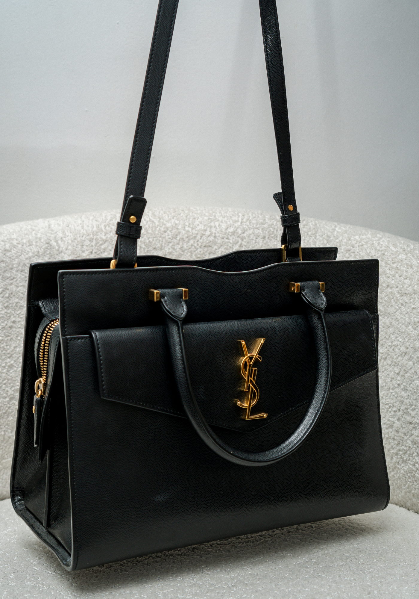 Uptown Leather Tote Bag