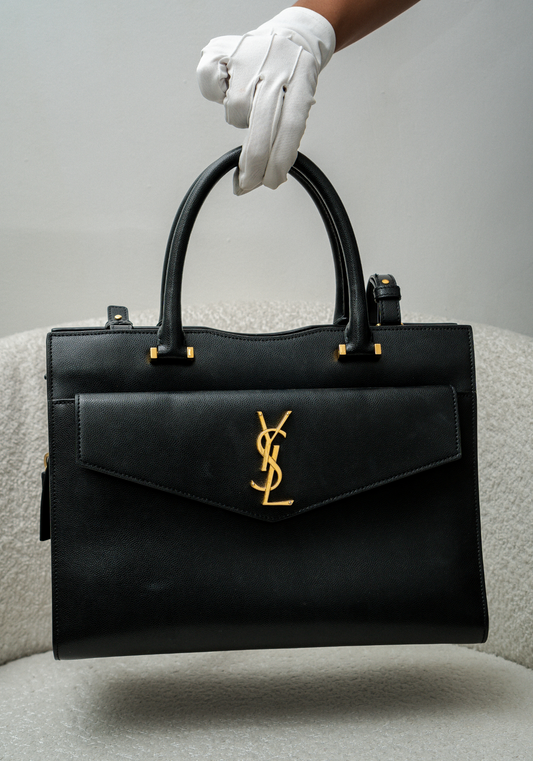 Uptown Leather Tote Bag