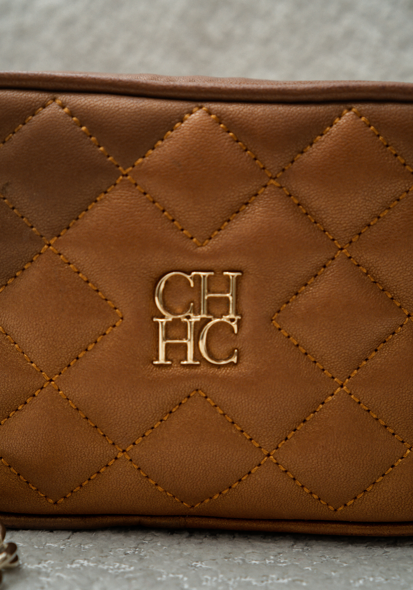 Quilted Leather Chain