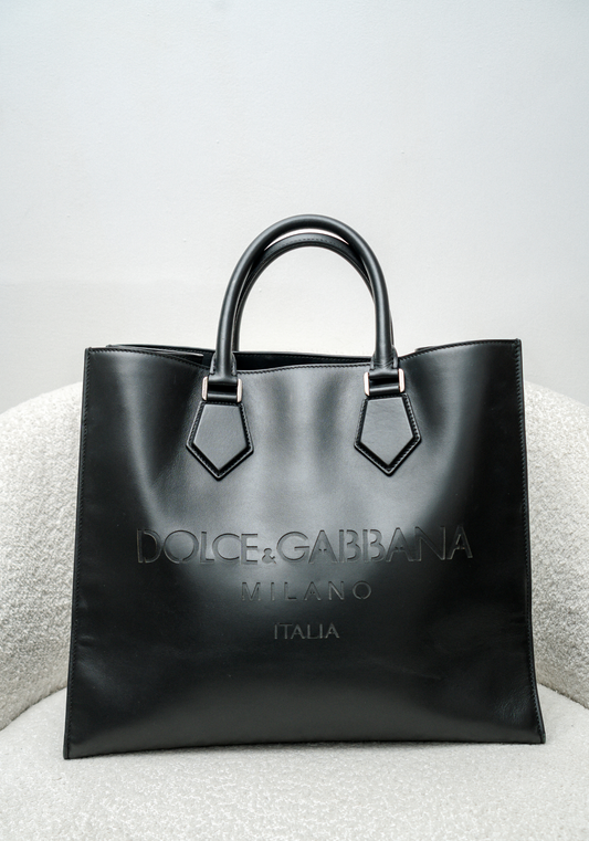Edge Leather Tote Bag