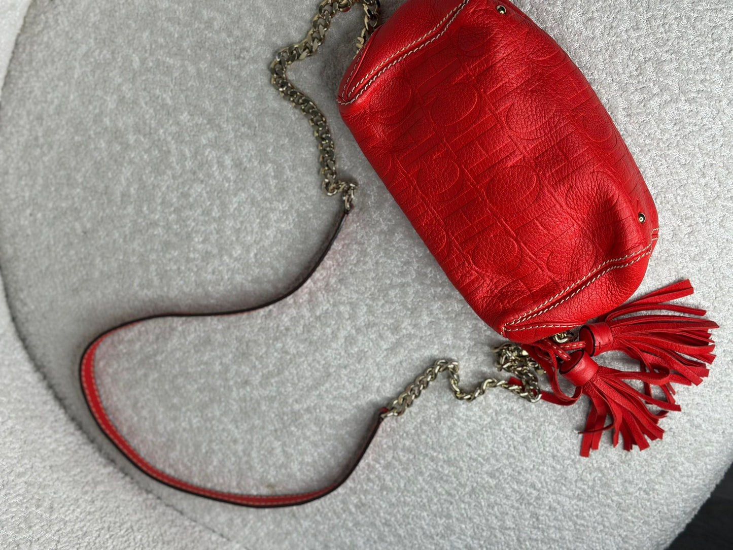 Red Monogram Bag