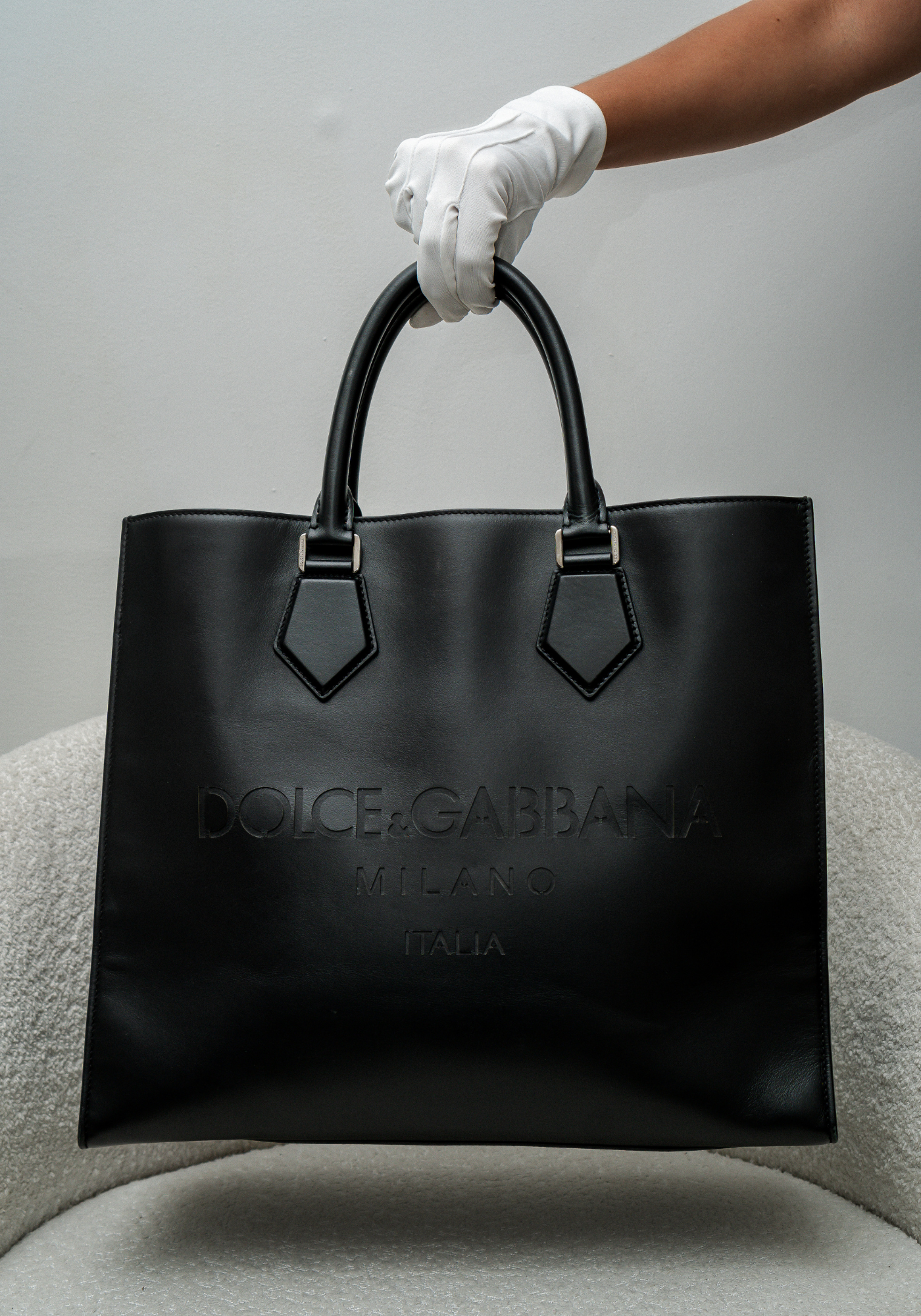 Edge Leather Tote Bag