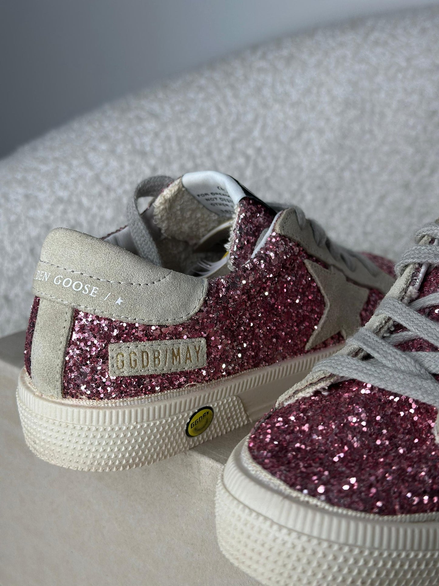 Pink Glitter Sneakers