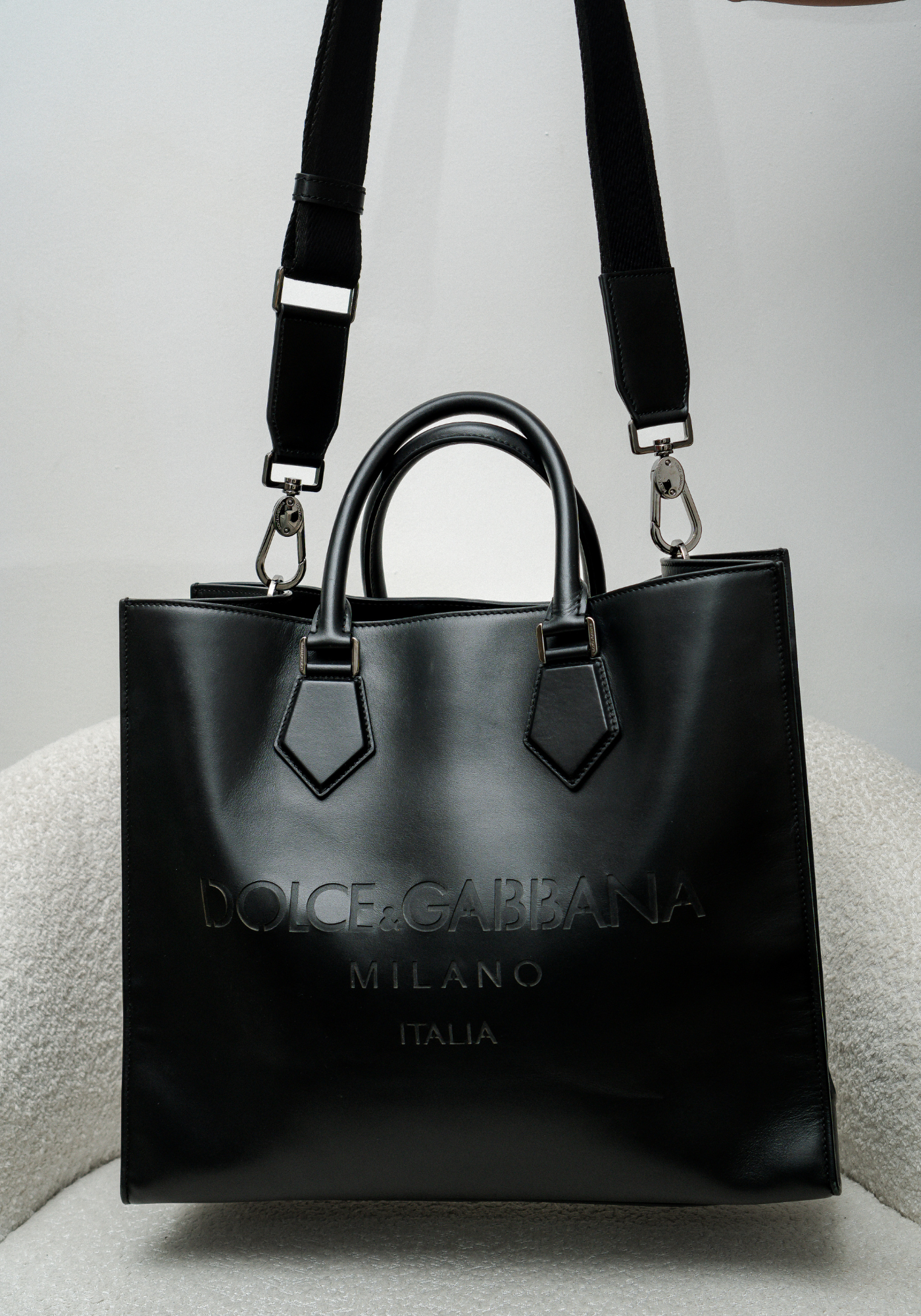 Edge Leather Tote Bag