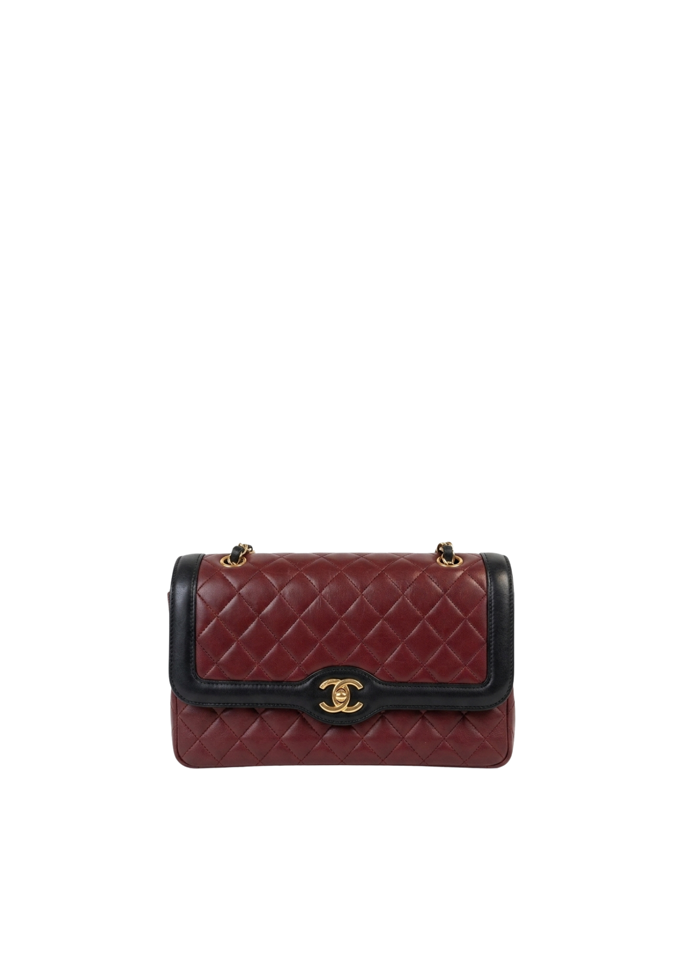 Bicolor Quilted Two Tone Bag