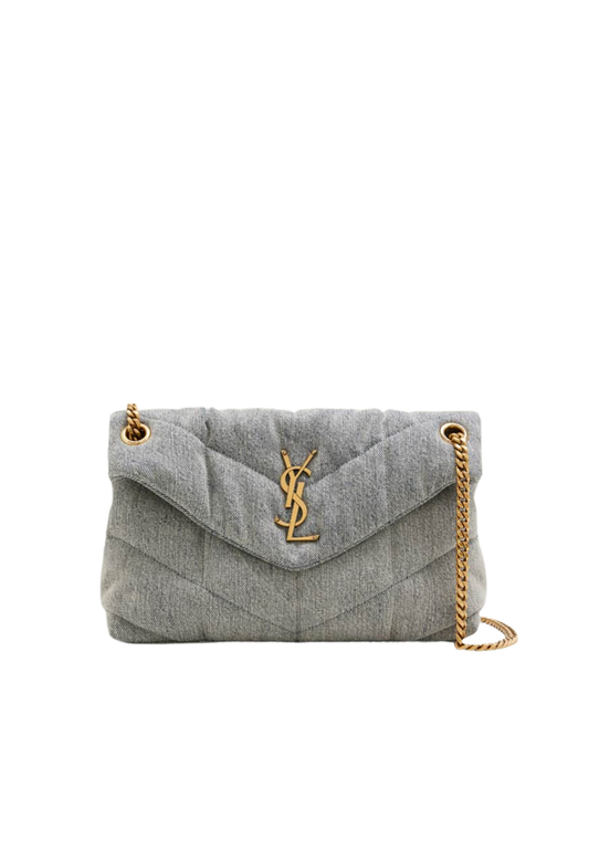 Loulou Toy Quilted Demin Bag