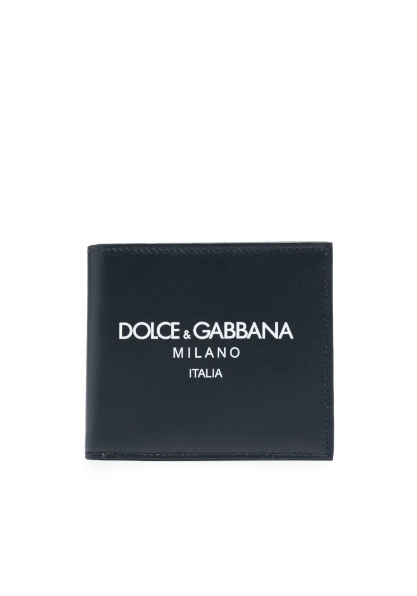 Cartera plegable de piel de becerro