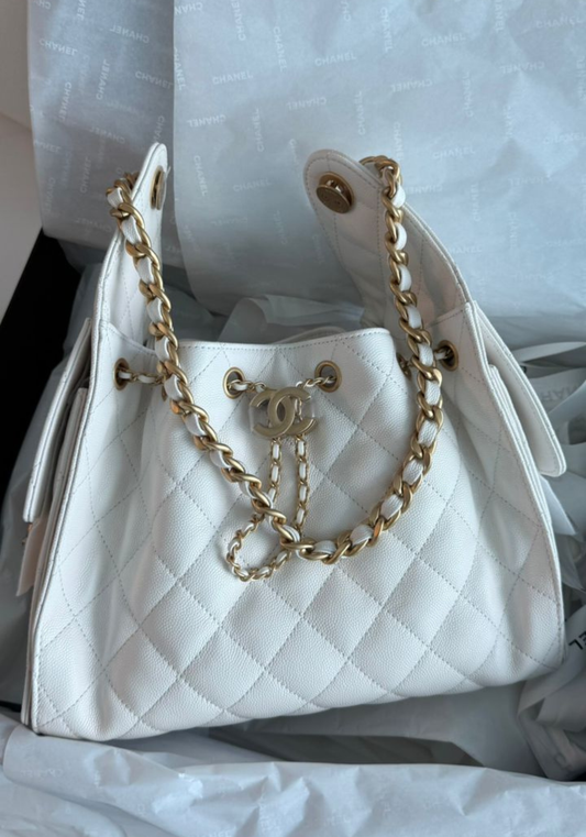 BRAND NEW - Chanel 25 White