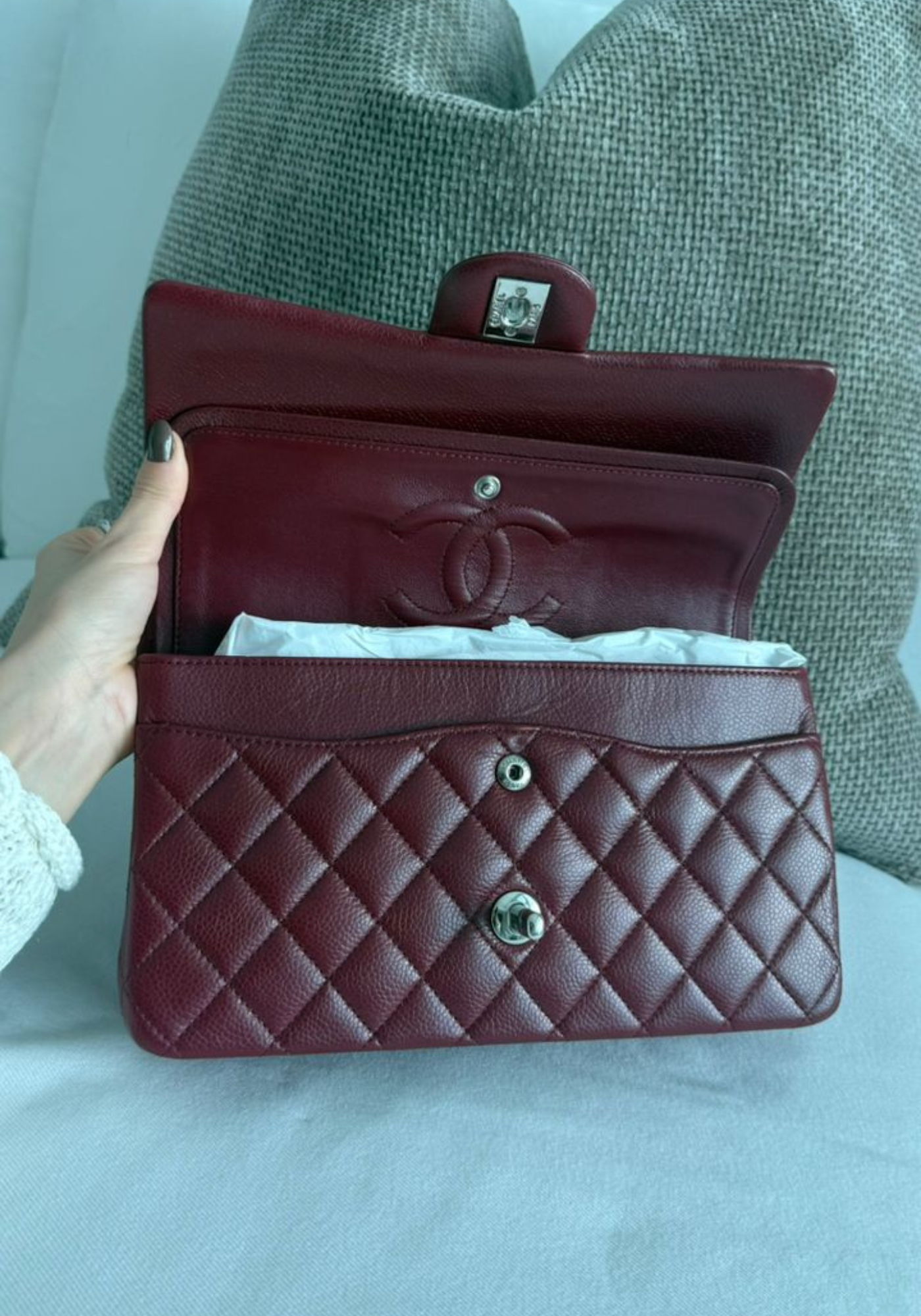 Chanel Caviar Quilted Maxi Double Flap Bag