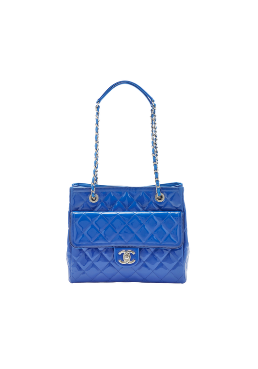 Charol Blue Bag