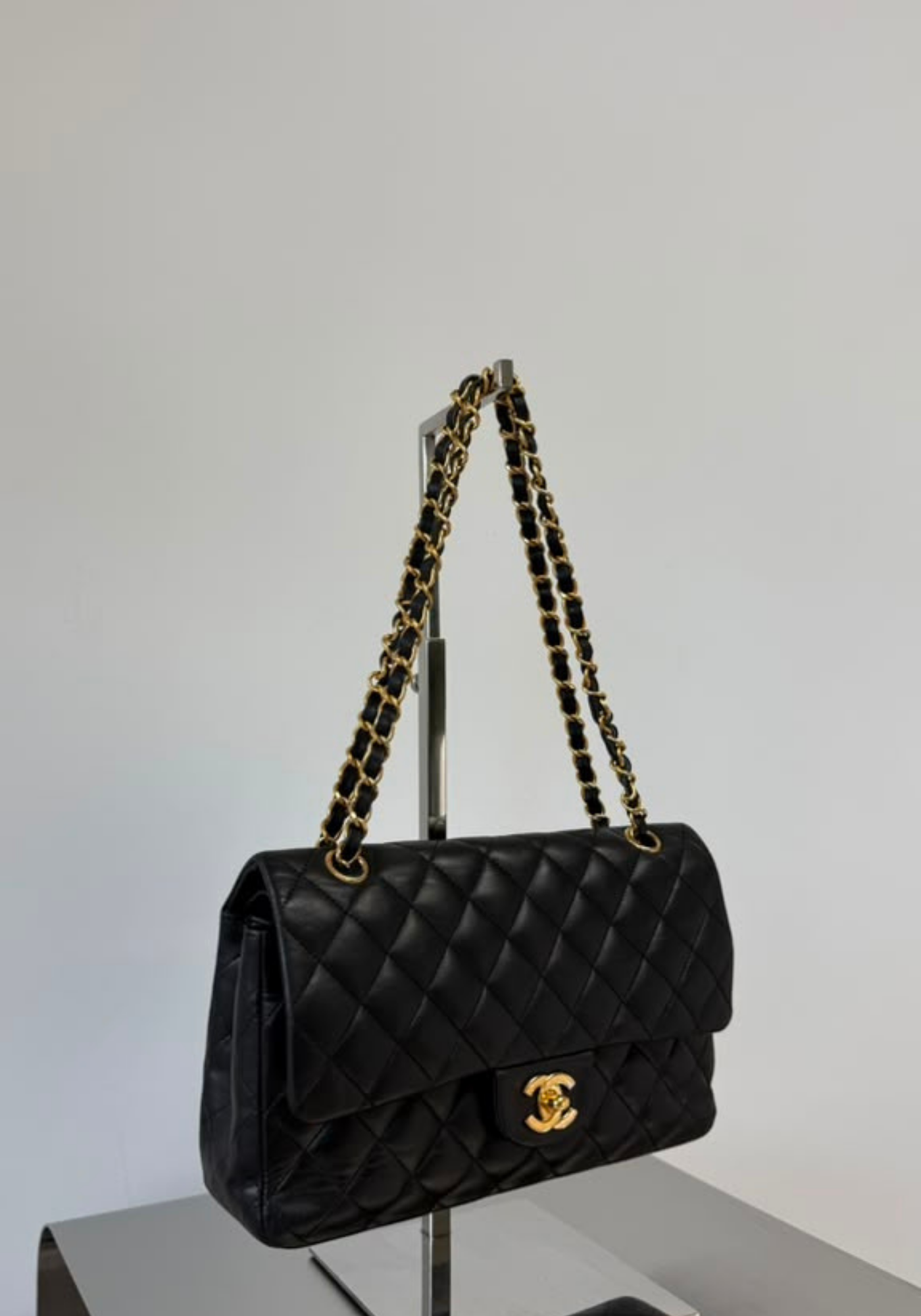 Medium Classic Flap Lambskin Bag