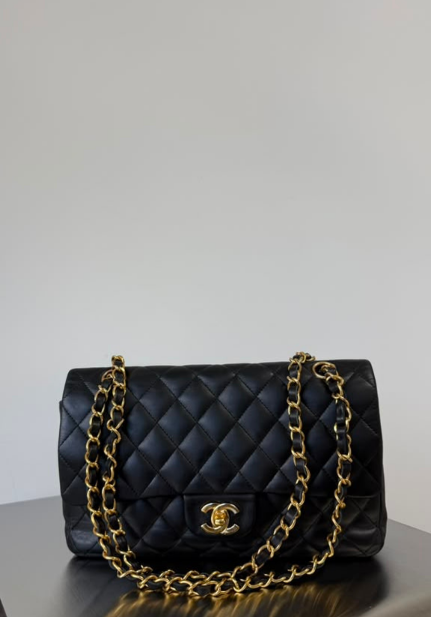 Medium Classic Flap Lambskin Bag