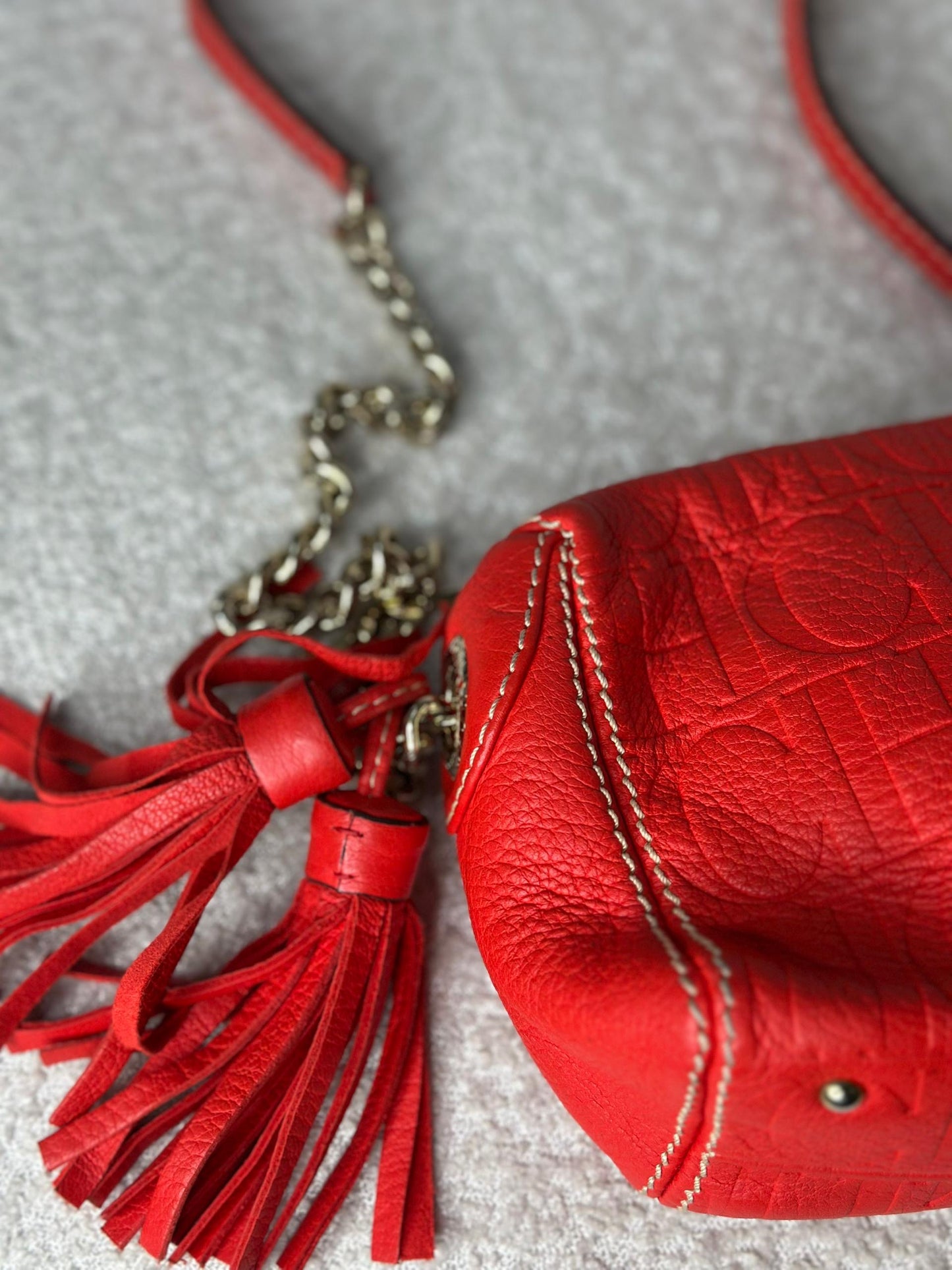 Red Monogram Bag