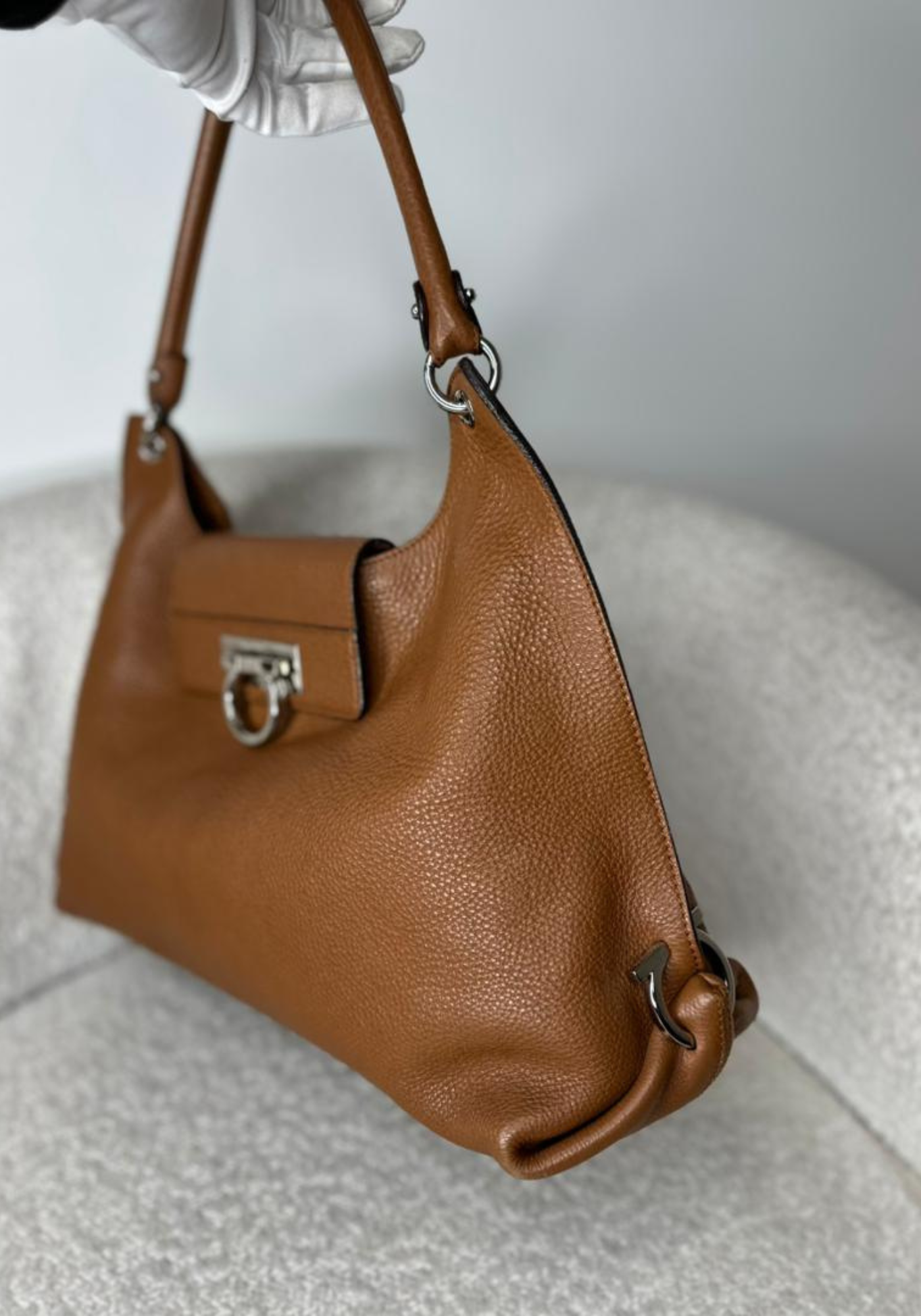 Fanisa Leather Hobo Bag