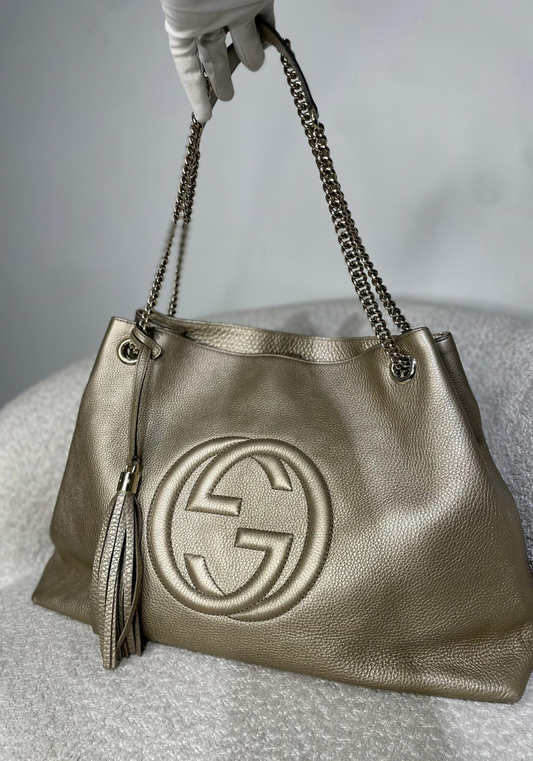 Leather Medium Soho Shoulder