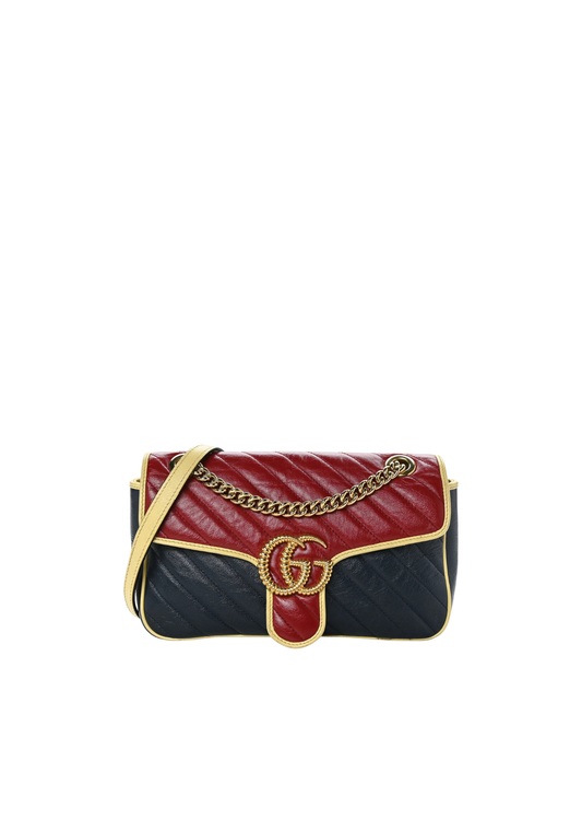 Matelassé Diagonal GG Marmont Bag