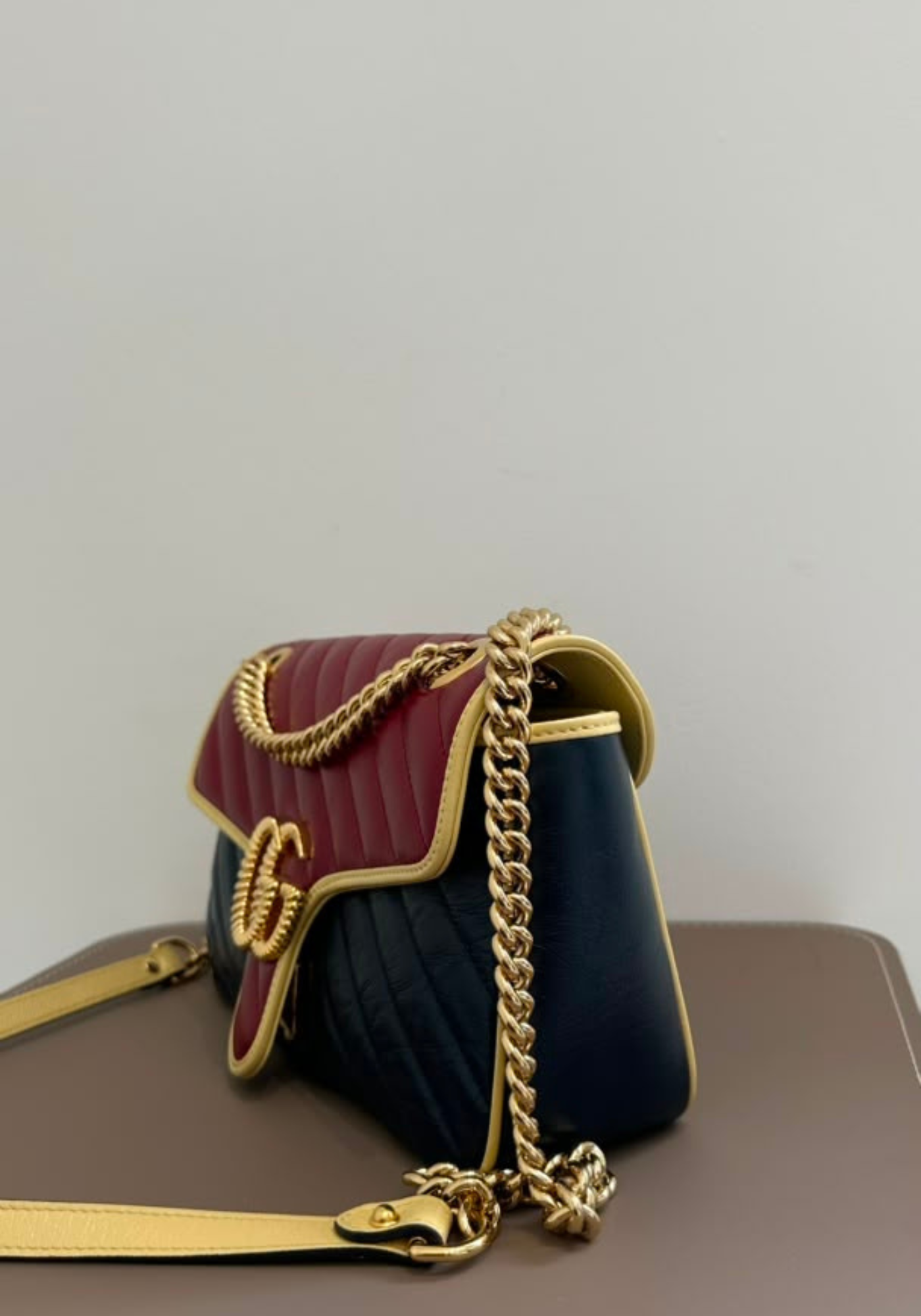 Matelassé Diagonal GG Marmont Bag