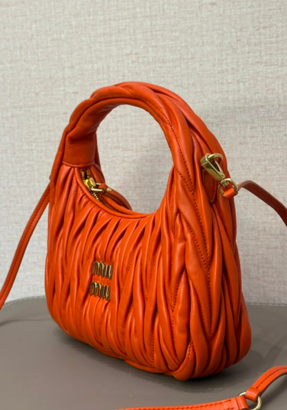 Matelassé Nappa Hobo Mini Bag