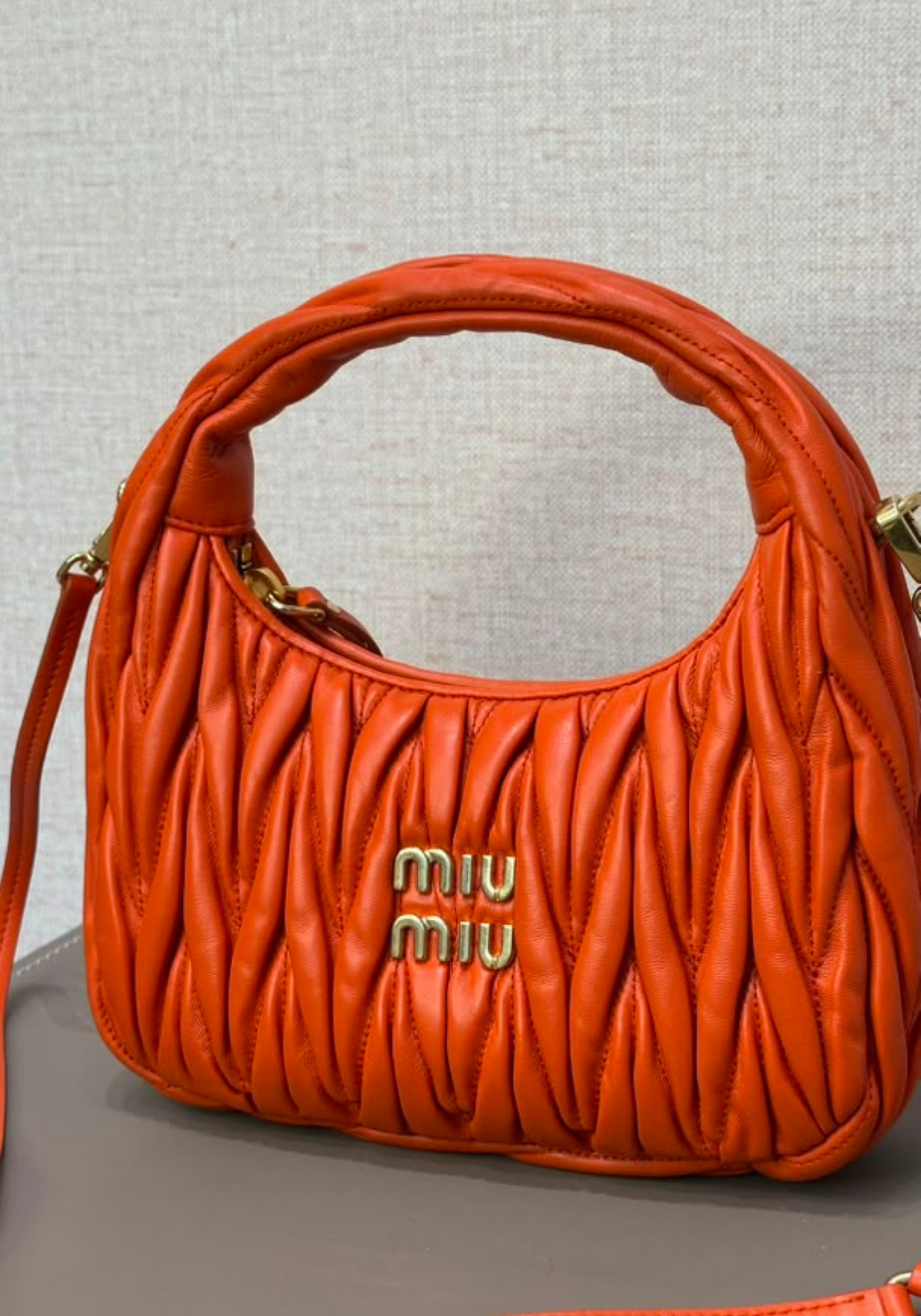 Matelassé Nappa Hobo Mini Bag