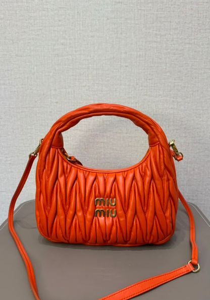 Matelassé Nappa Hobo Mini Bag