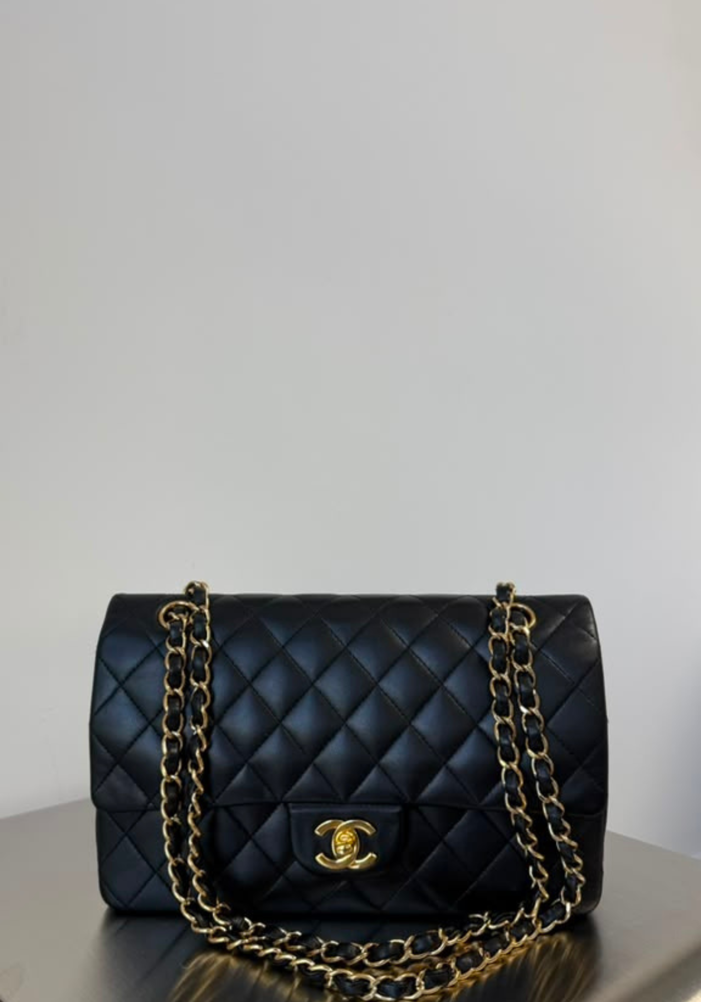 Medium Lambskin Classic Flap Bag