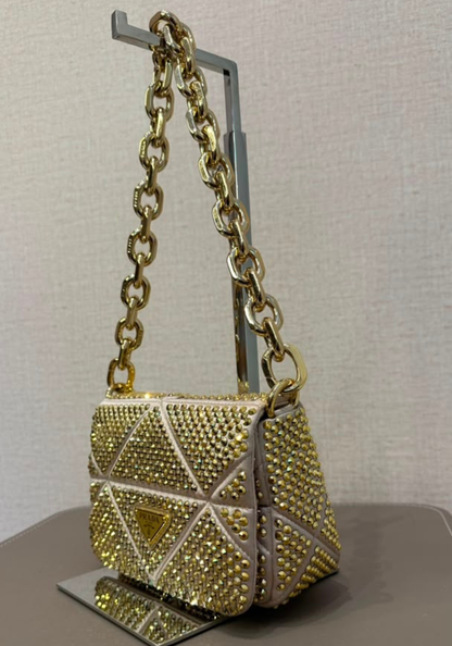 Crystal-Embelished Bag