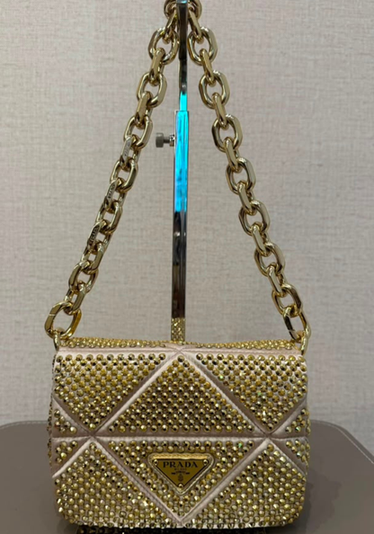 Crystal-Embelished Bag