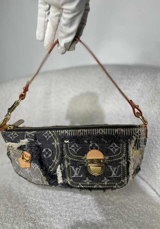 Monogram Denim Bag