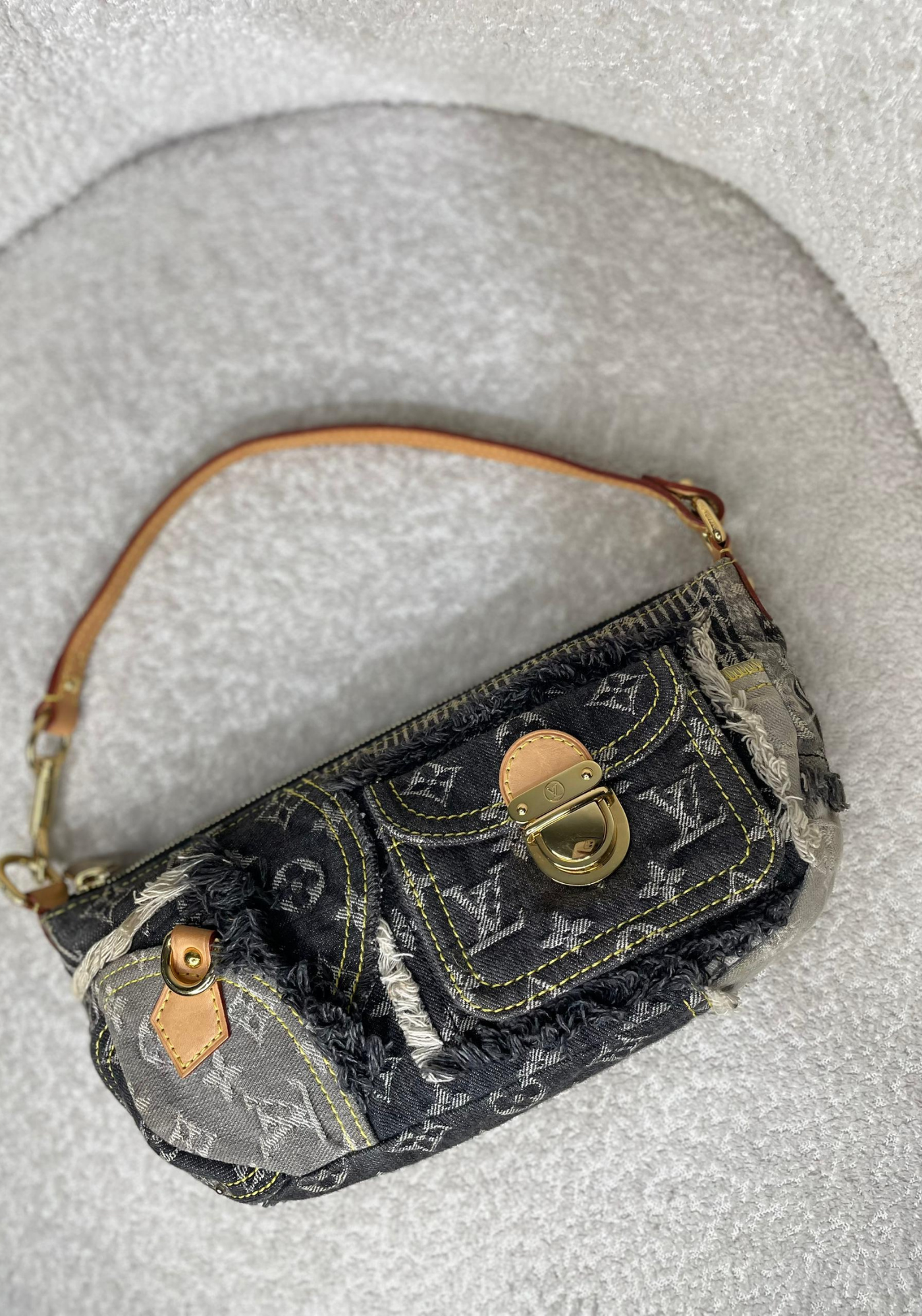 Monogram Denim Bag