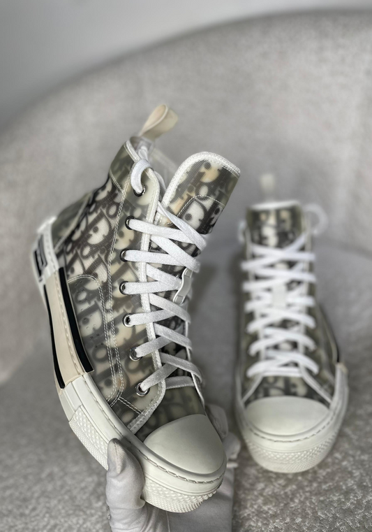 Oblique High Top Sneakers