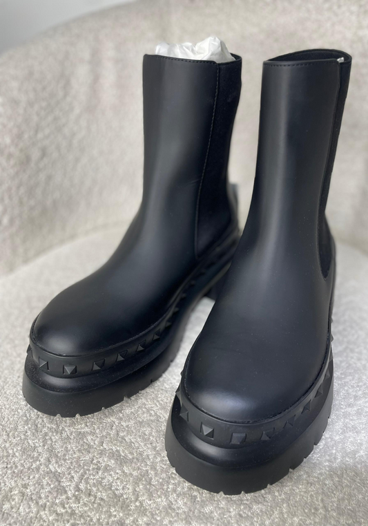Rockstud Ankle Boots
