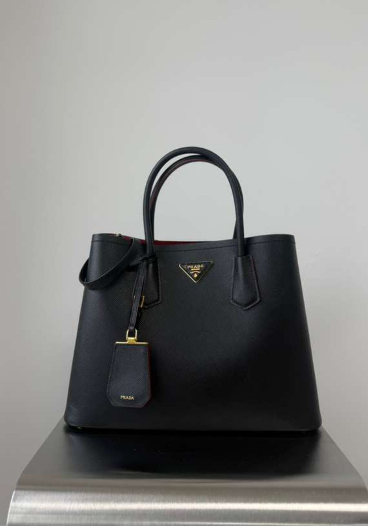 Saffiano Cuir Double Bag